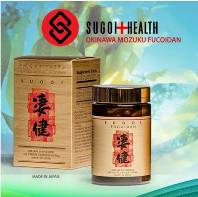SUGOI FUCOIDAN Với 100% chất liệu Mozuku từ thiên nhiên trên đảo Okinawa