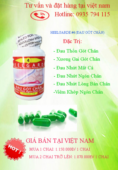 Chai thuốc số 4- điều trị đau gót chân và những lợi ích đằng sau đó